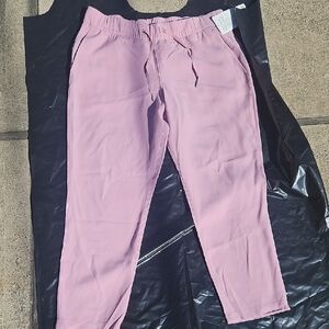 Pink Drawstring Pants